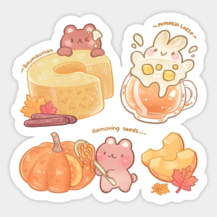 Fall Desserts Sticker